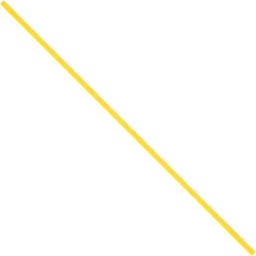 10 x 5/32" Yellow Paper Twist Ties