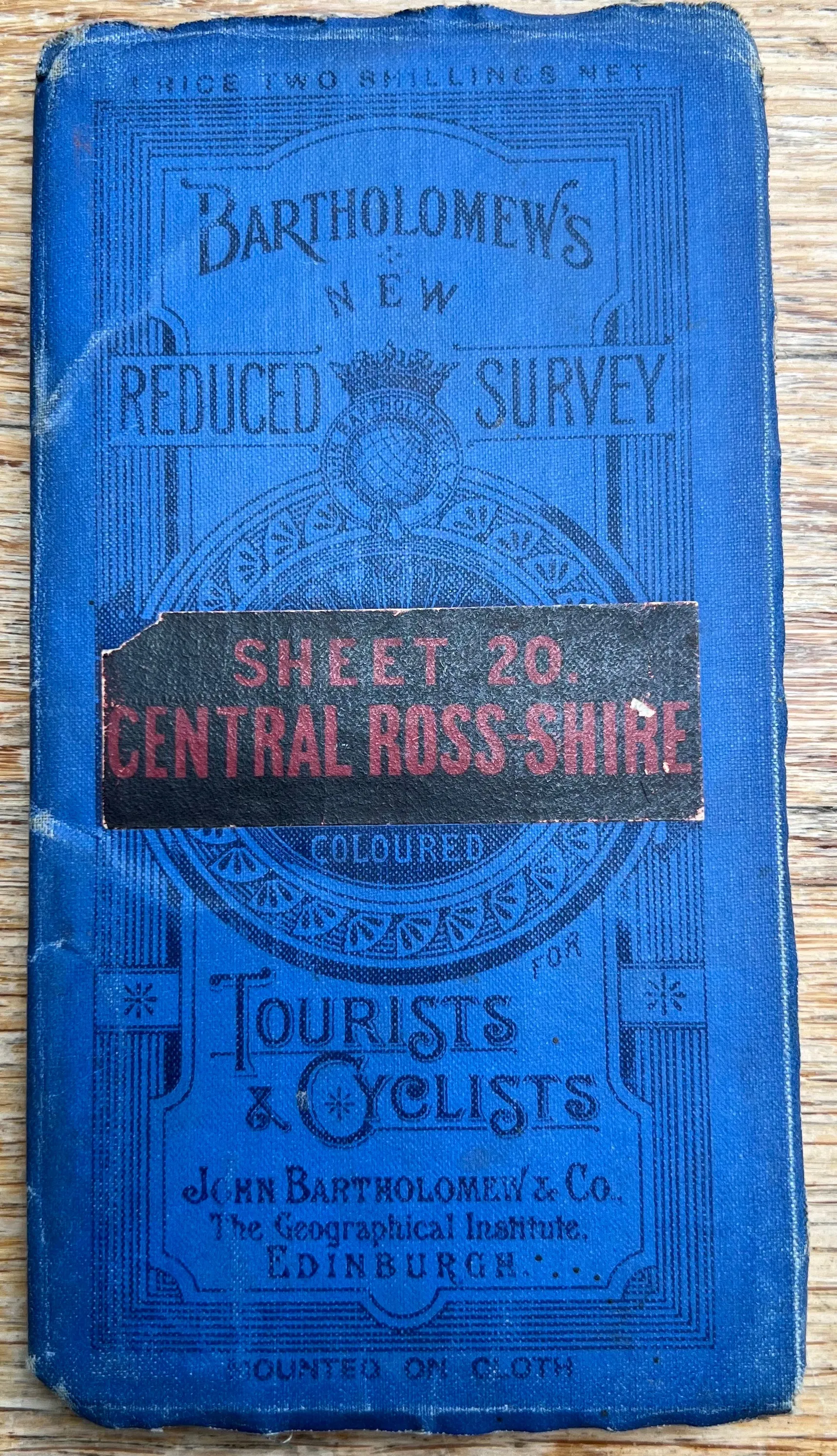1920s Map of Central Ross-Shire including Inverness.