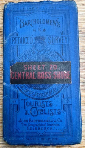 1920s Map of Central Ross-Shire including Inverness.