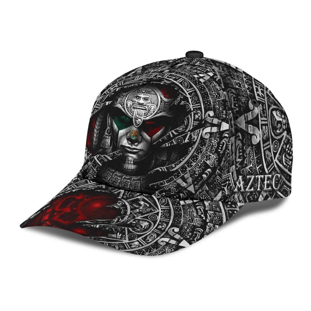 3D Full Printed Aztec Hat For Mexican, Mexico Aztec Classic Cap Hat, Aztec  Mexico Hat Baseball