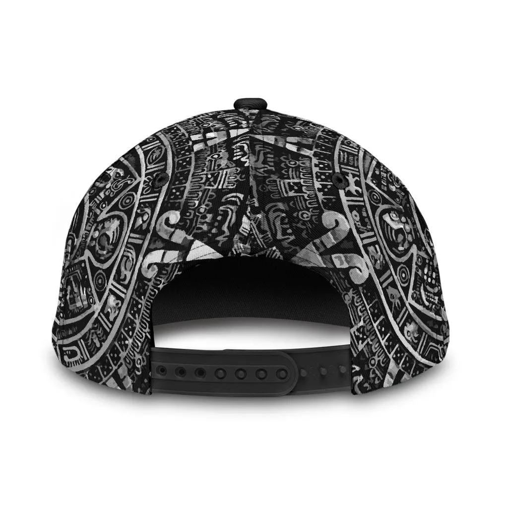 3D Full Printed Aztec Hat For Mexican, Mexico Aztec Classic Cap Hat, Aztec  Mexico Hat Baseball