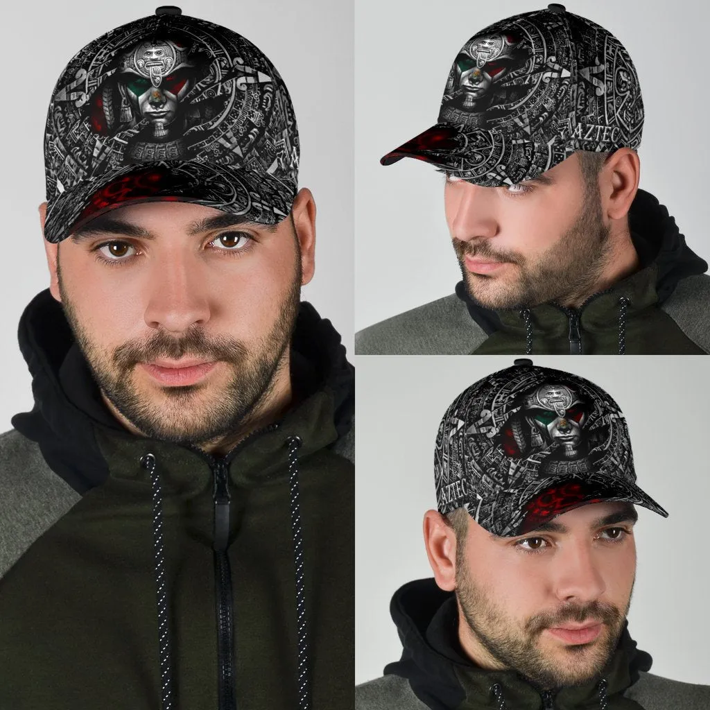 3D Full Printed Aztec Hat For Mexican, Mexico Aztec Classic Cap Hat, Aztec  Mexico Hat Baseball