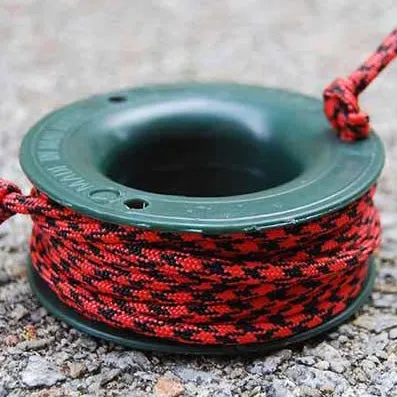 550 PARACORD MINI SPOOL - BLACK WIDOW