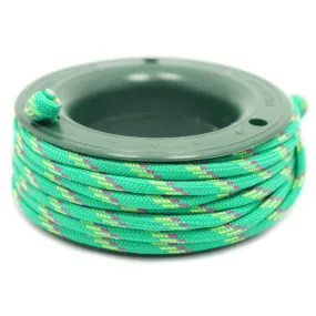 550 PARACORD MINI SPOOL - EMERALD GREEN CAMO