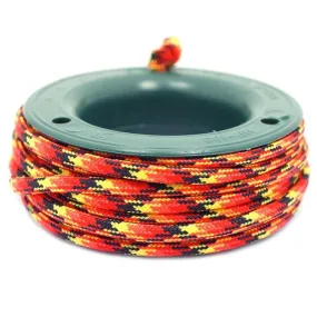 550 PARACORD MINI SPOOL - FIERY CAMO