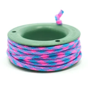550 PARACORD MINI SPOOL - FUSCHIA BLUE