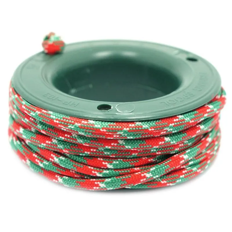 550 PARACORD MINI SPOOL - MERRY XMAS