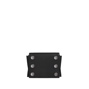 ALLEN WALLET in Black/Gold with Red Zip