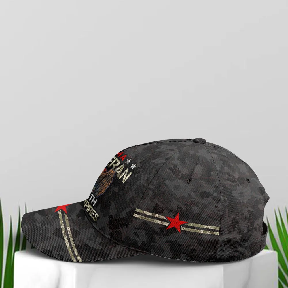 Army Veteran My Oath Never Expires Baseball Cap Coolspod
