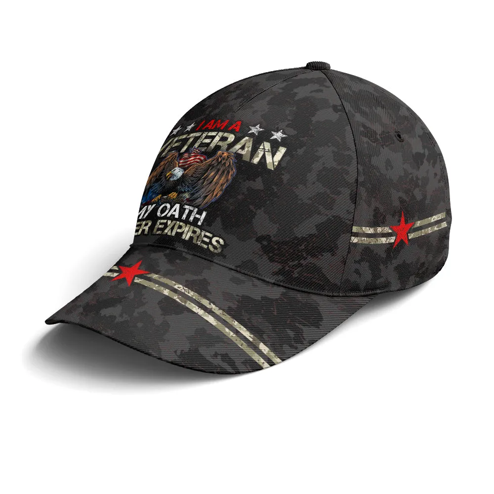 Army Veteran My Oath Never Expires Baseball Cap Coolspod