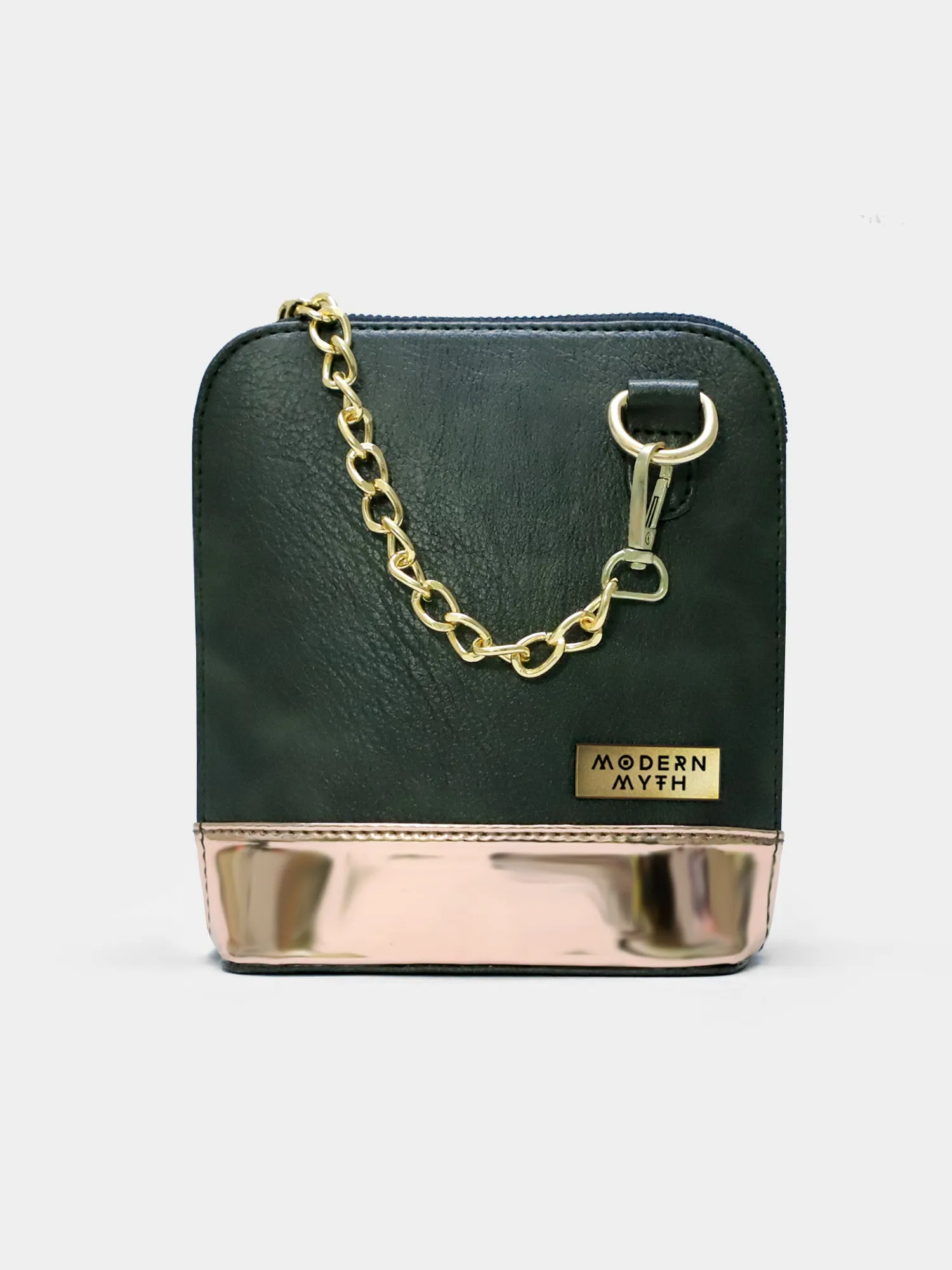 Caravan Olive & Rosegold Crossbody Bag | Modern Myth