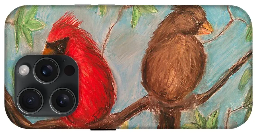 Cardinal Couple - Phone Case