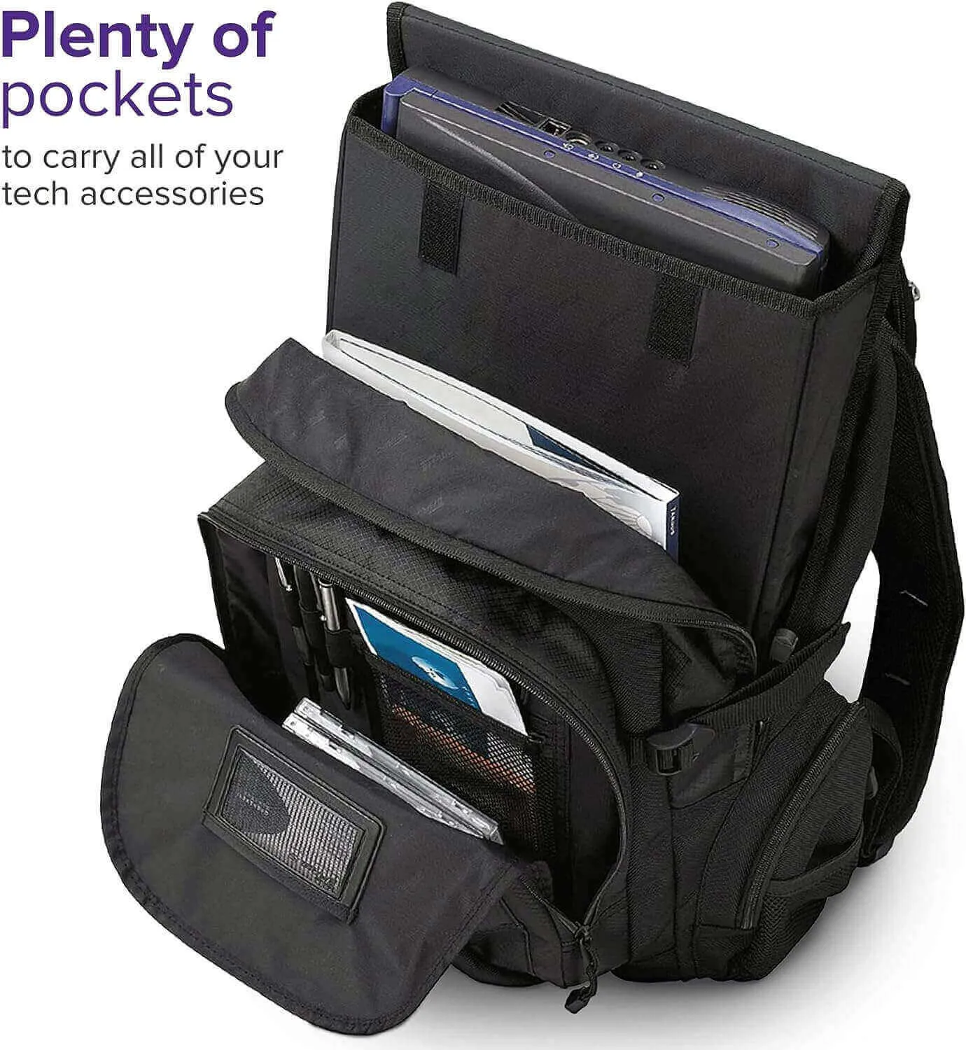 Classic 15.6" Laptop Backpack - Black