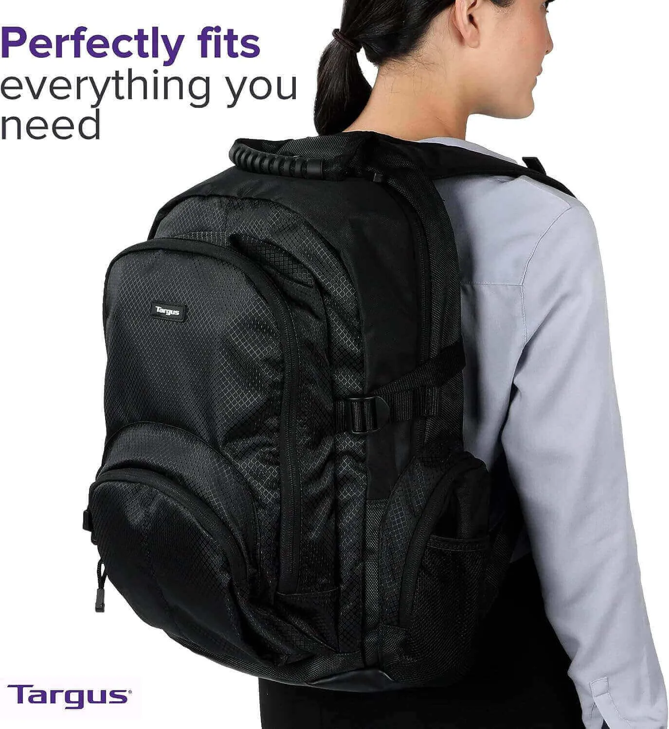Classic 15.6" Laptop Backpack - Black