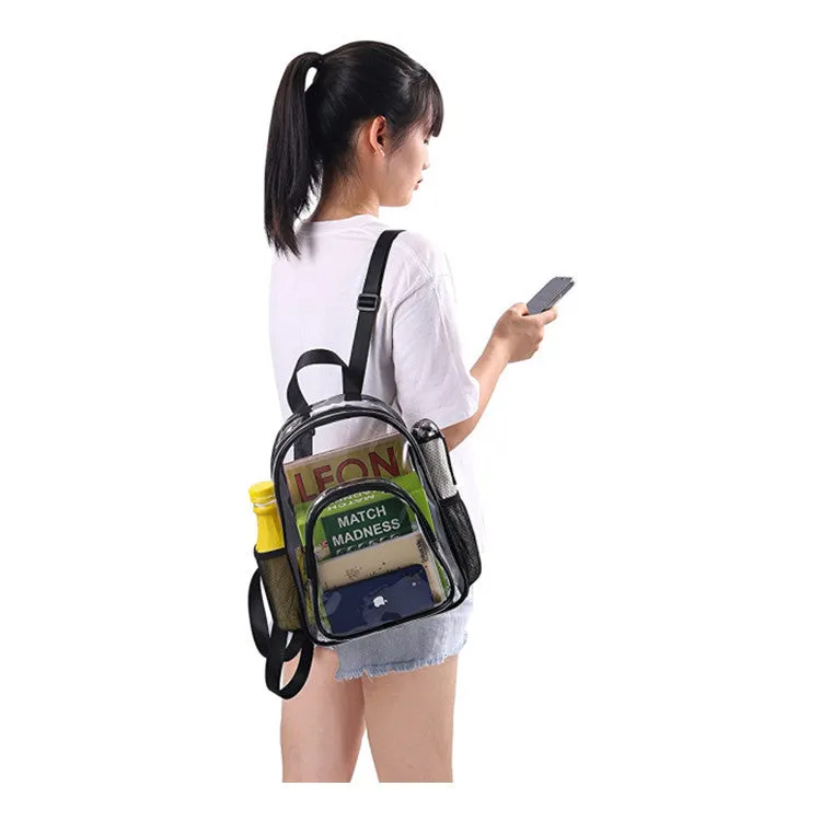 Clear Backpack Men's and Women's Mini Backpack Outdoor Fashion Sports