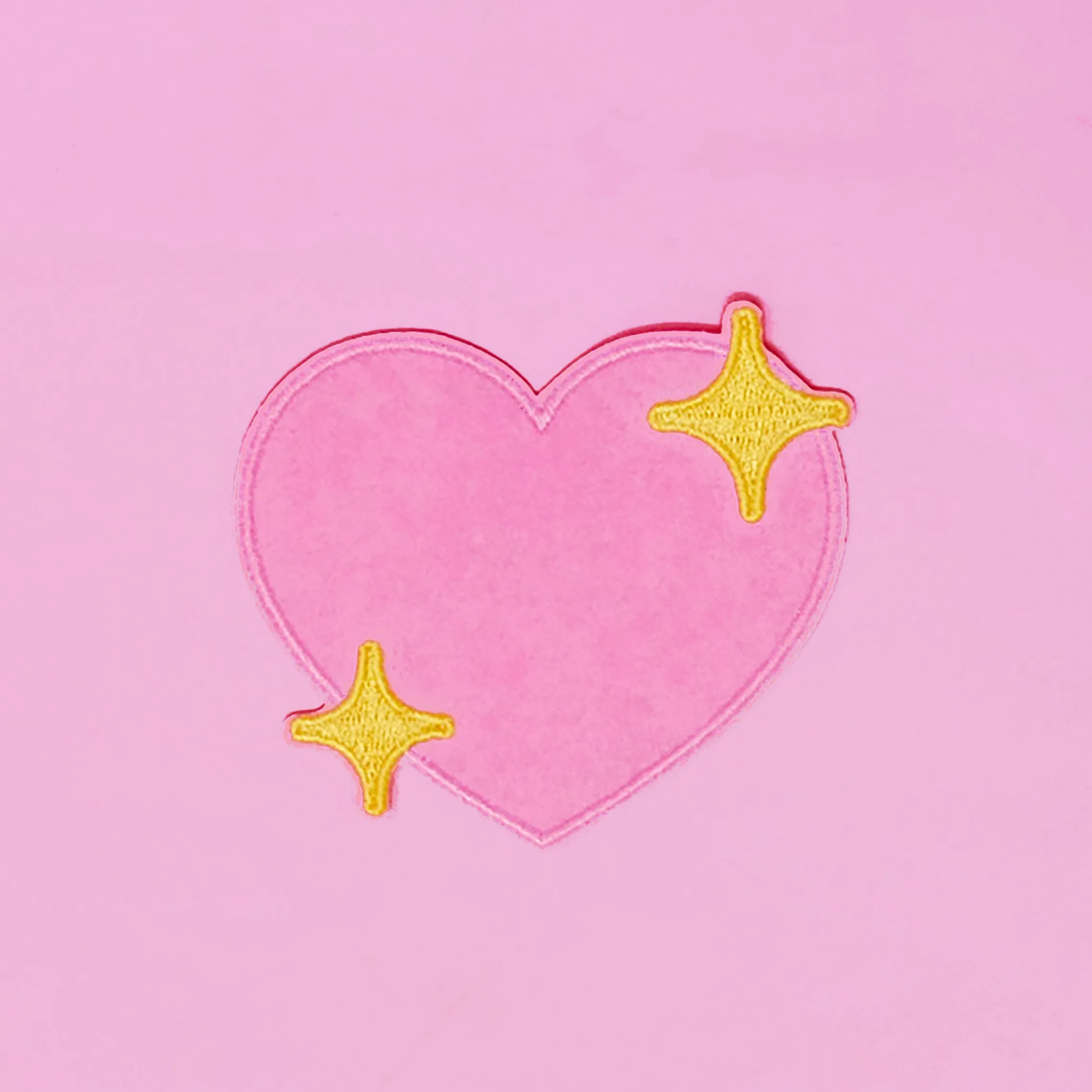 Custom Sparkle Heart Patch