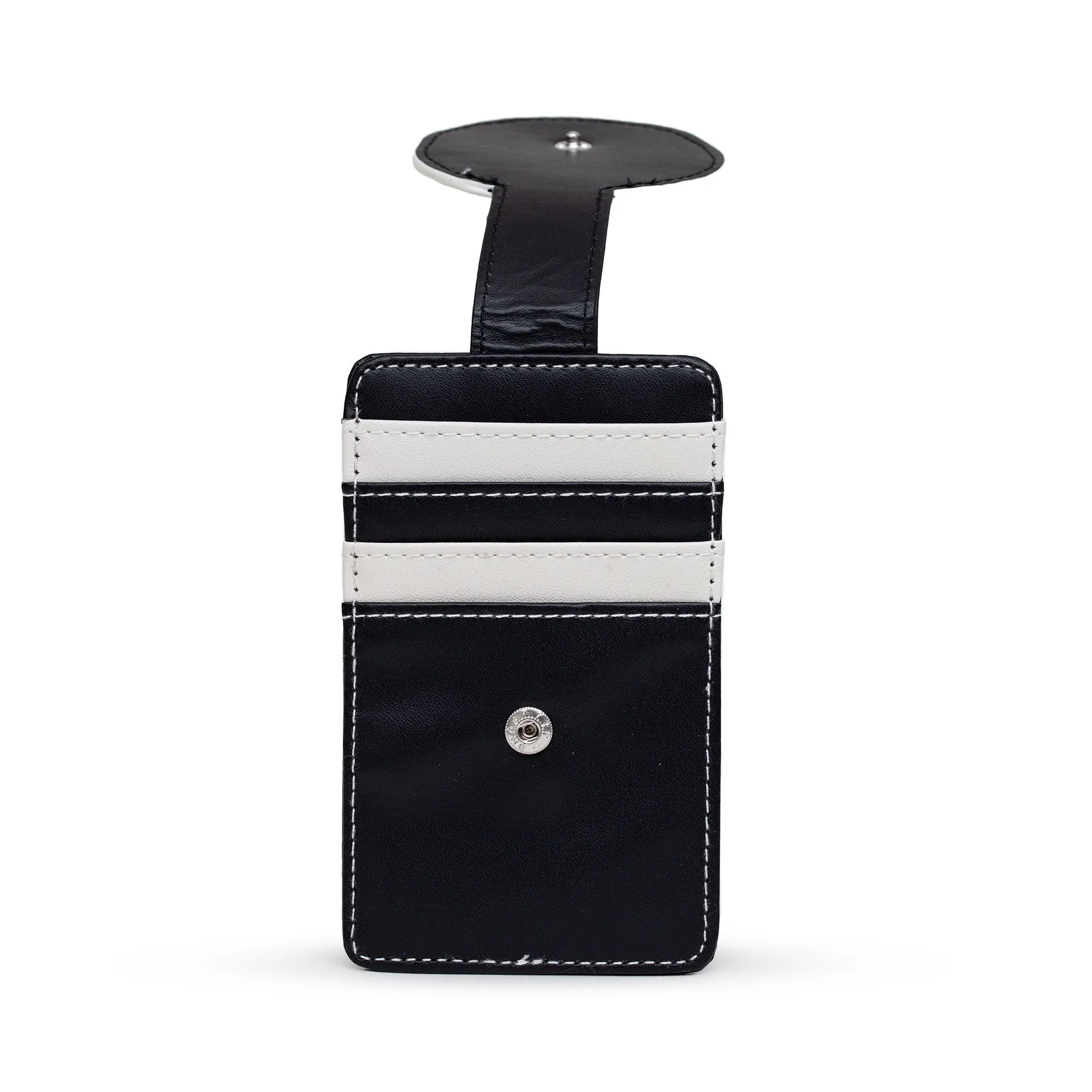 Disney Wallet, Character Wallet ID Card Holder, The Nightmare Before Christmas Jack Smiling Expression Black, Vegan Leather