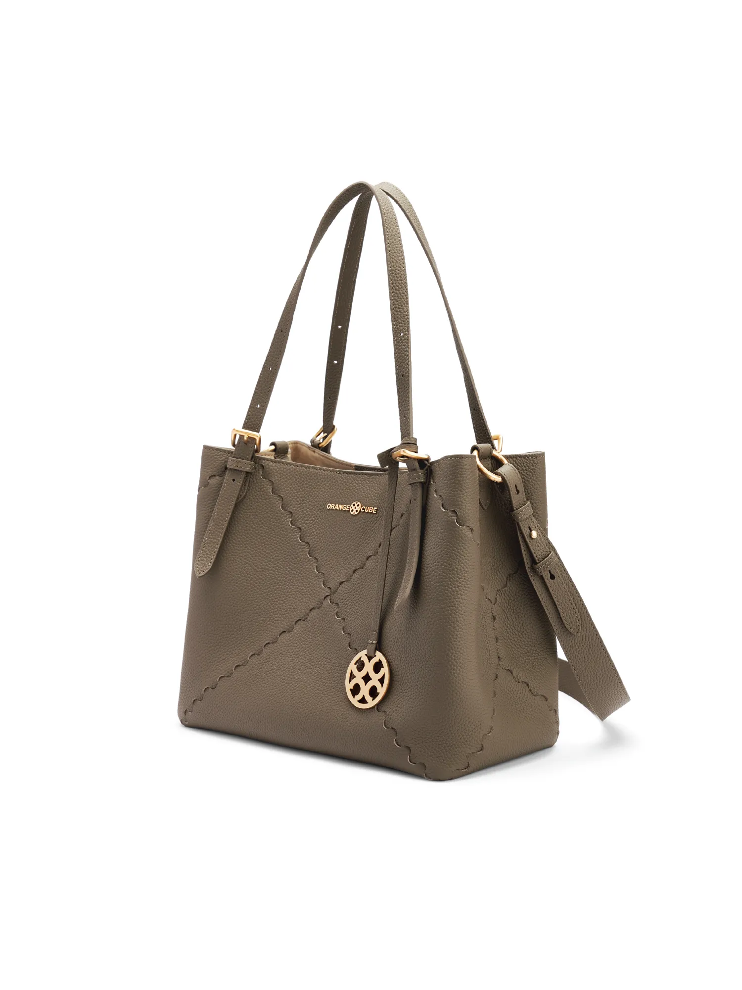 Dusk Mosaic Tote Bag - Dark Brown