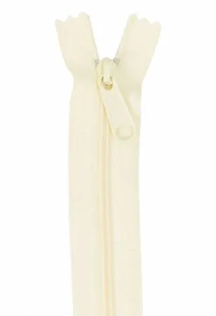Handbag Zipper 24in Butter Cream