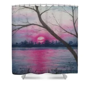 Hanging Hearts - Shower Curtain