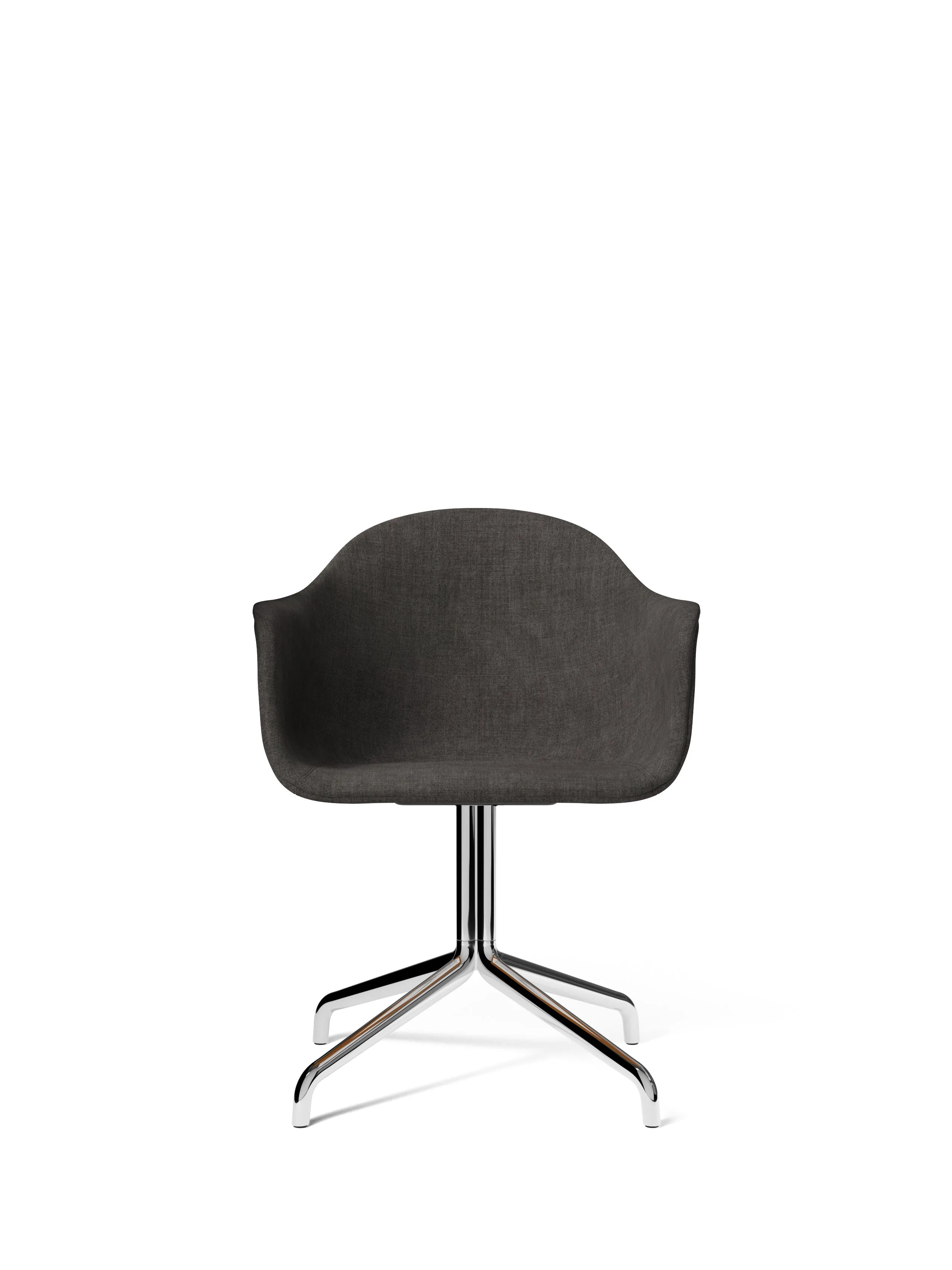 Harbour Dining Chair, Chrome Star Base, upholstered