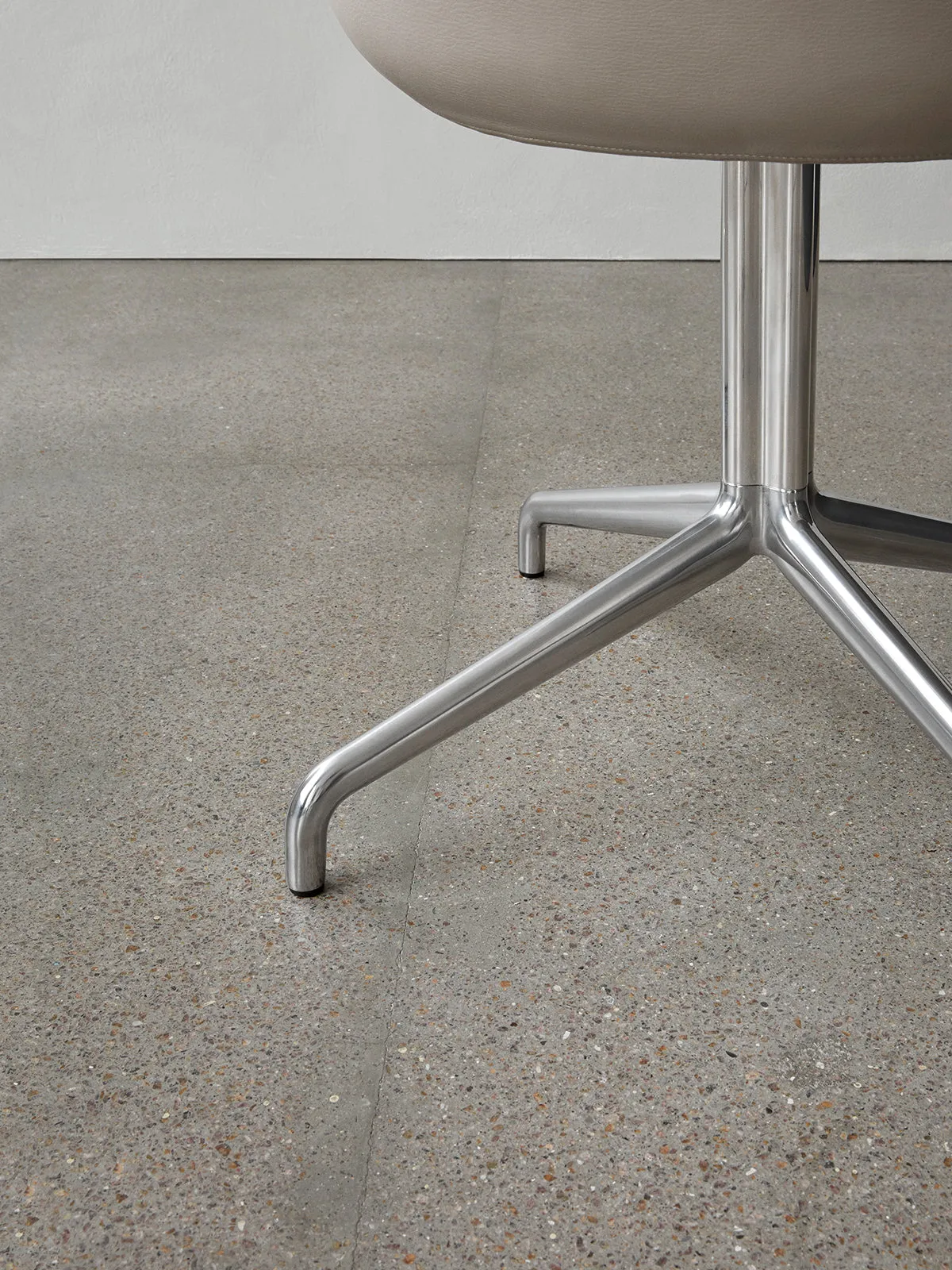 Harbour Dining Chair, Chrome Star Base, upholstered