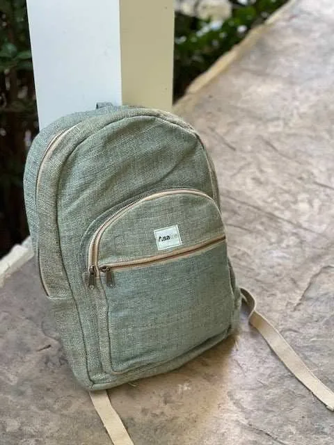 Hemp Backpack - Blue