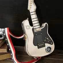 Ins Guitar Shaped Handbag