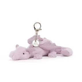 ''Jellycat Lavender Dragon Bag Charm''