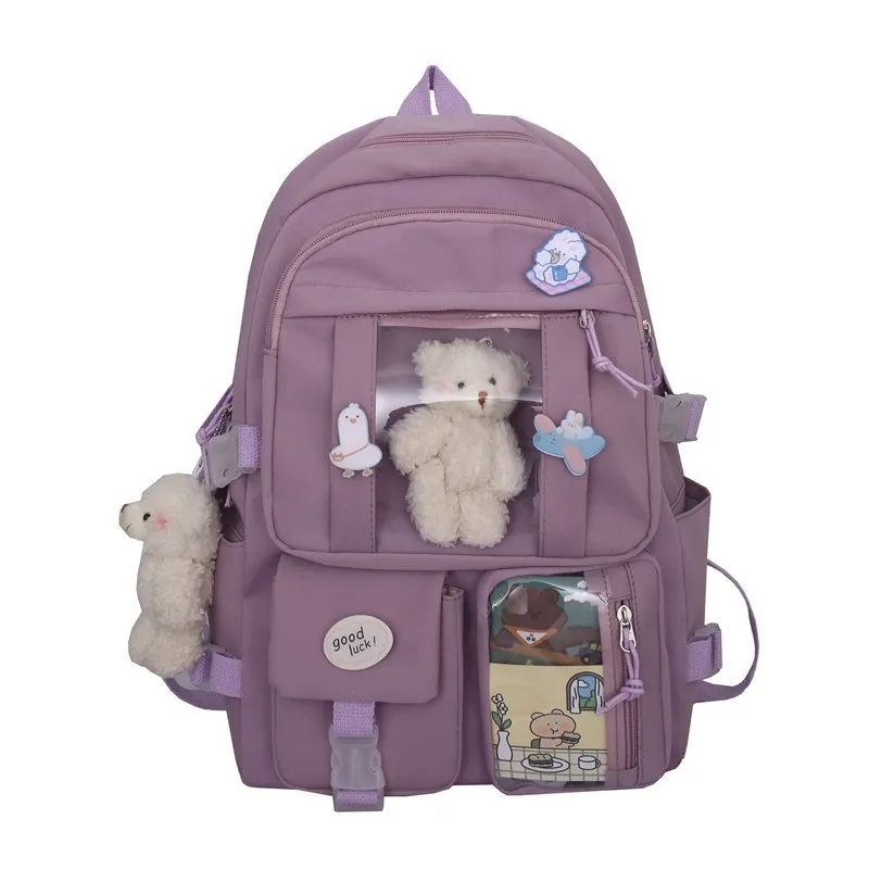 Kawaii Japanese High School Plush Backpack