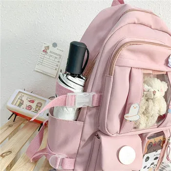 Kawaii Japanese High School Plush Backpack