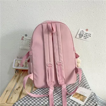 Kawaii Japanese High School Plush Backpack