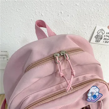 Kawaii Japanese High School Plush Backpack