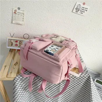 Kawaii Japanese High School Plush Backpack
