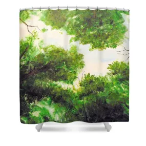 Leaf Lite ~ Shower Curtain
