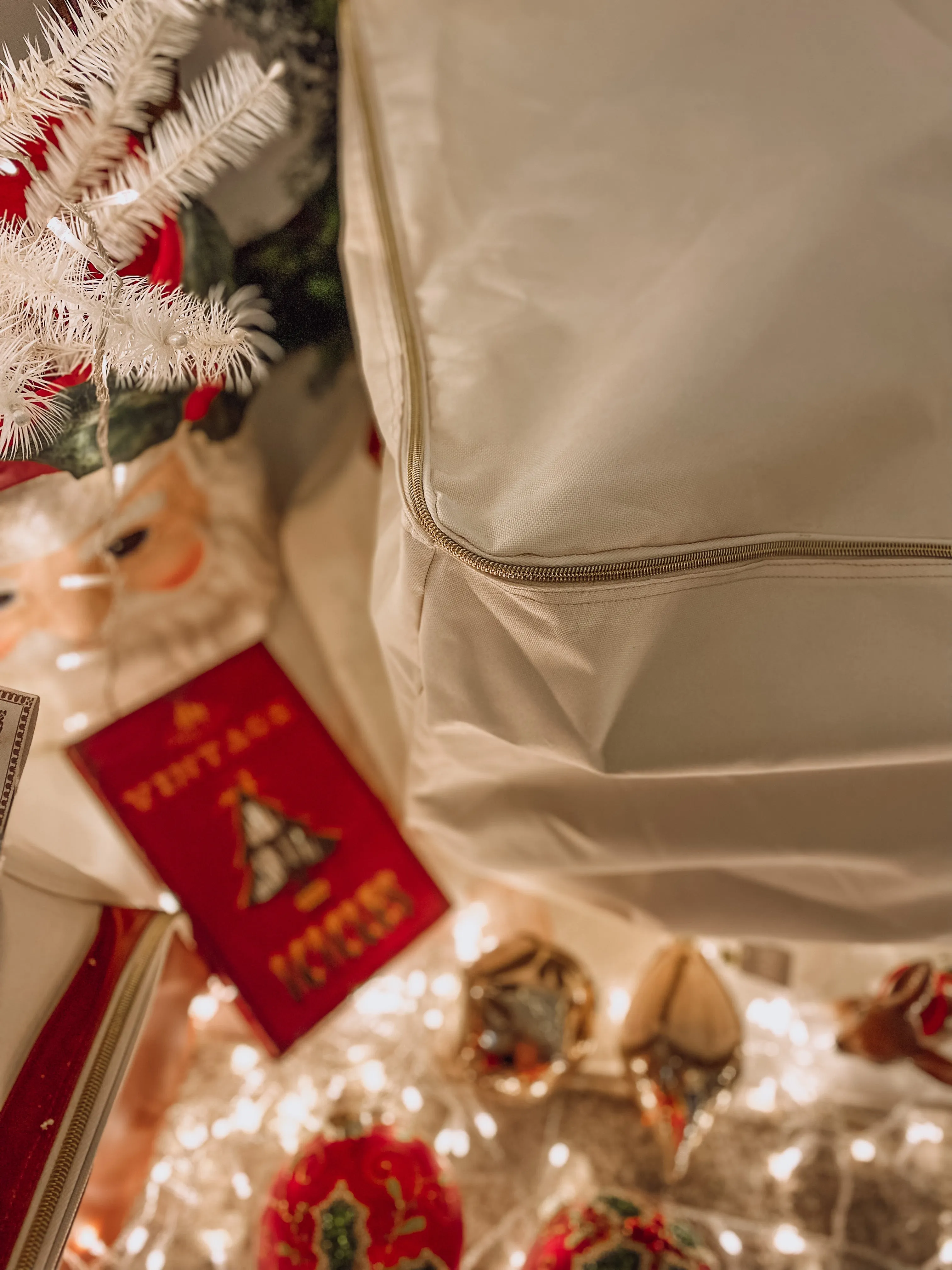 Luxe Tree Storage Bag - CREAM