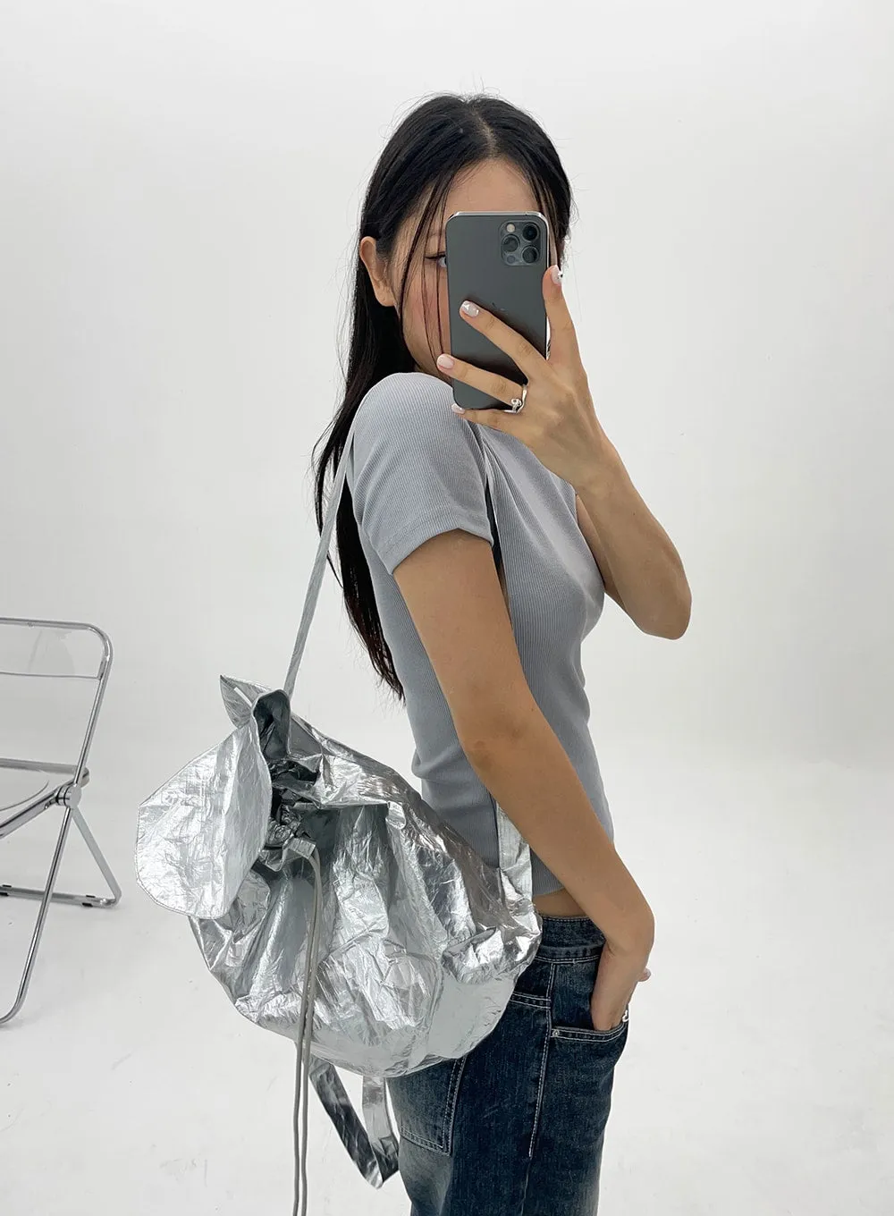 Metallic Color Backpack CL303