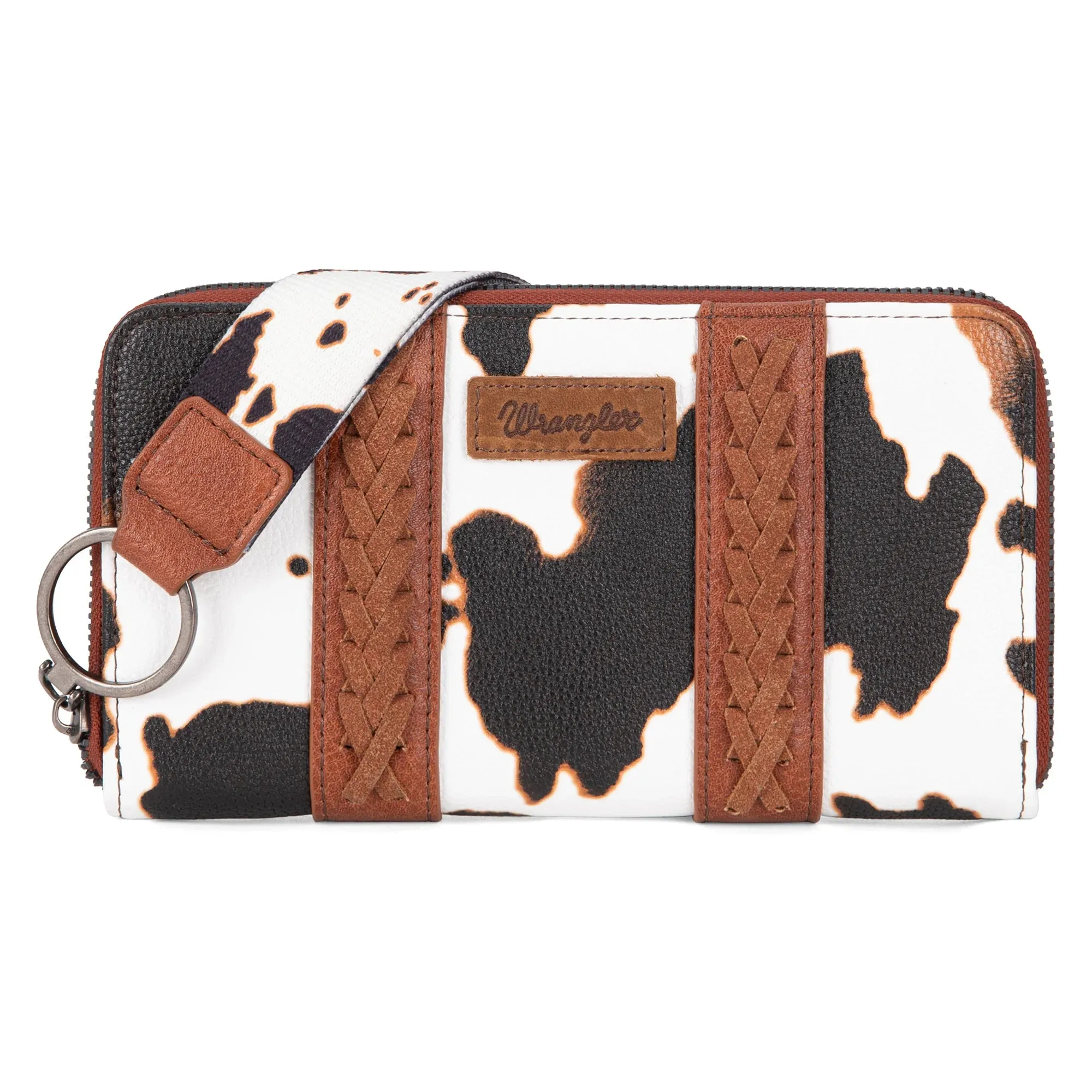 Montana West Wrangler Cow Print Wallet