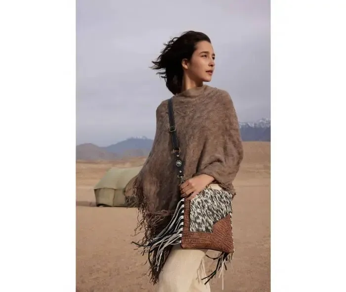 Myra Stratford Leather Fringe Concealed Carry Bag