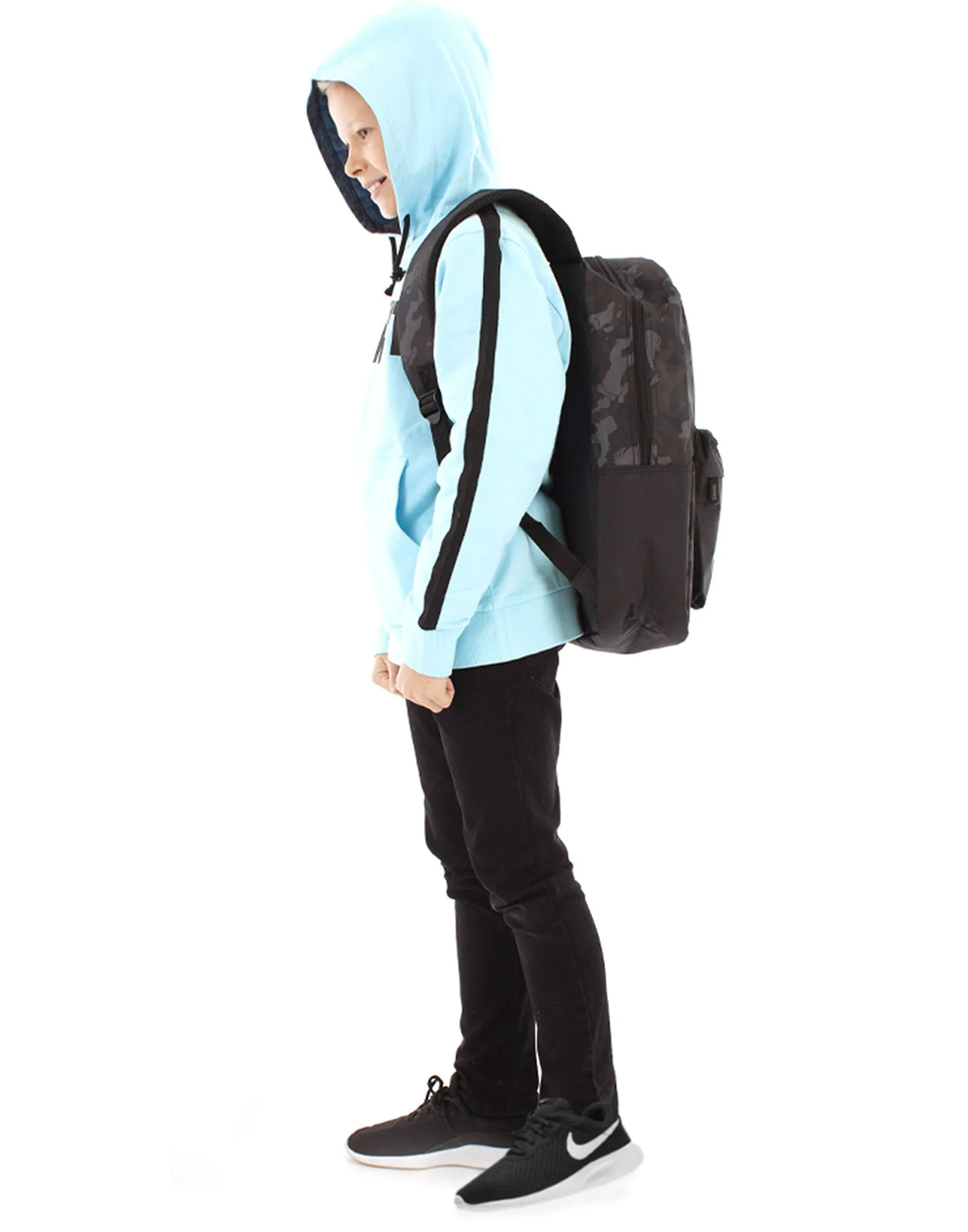 Official Fortnite Character Emote Camo Llama All Over Print Black/Khaki Backpack