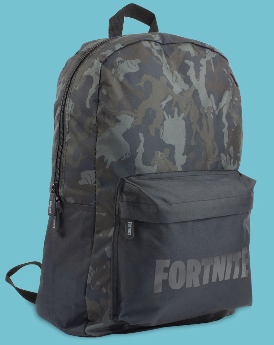 Official Fortnite Character Emote Camo Llama All Over Print Black/Khaki Backpack