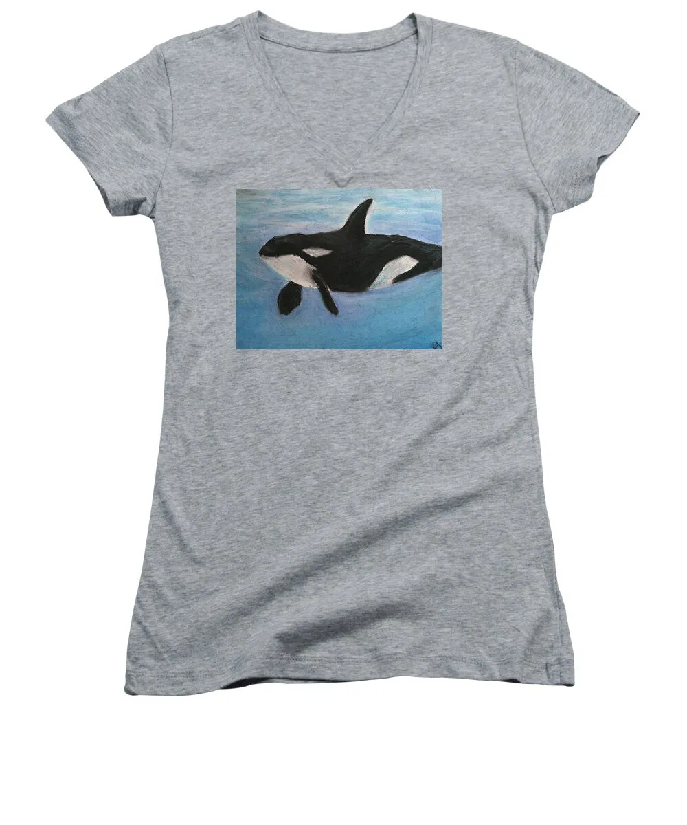 Orca Calls  - Women's V-Neck