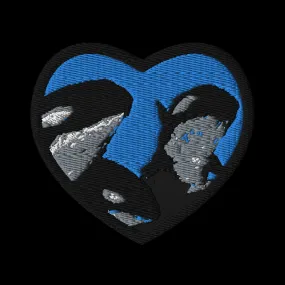 Orca Tides ~ Embroidered patches