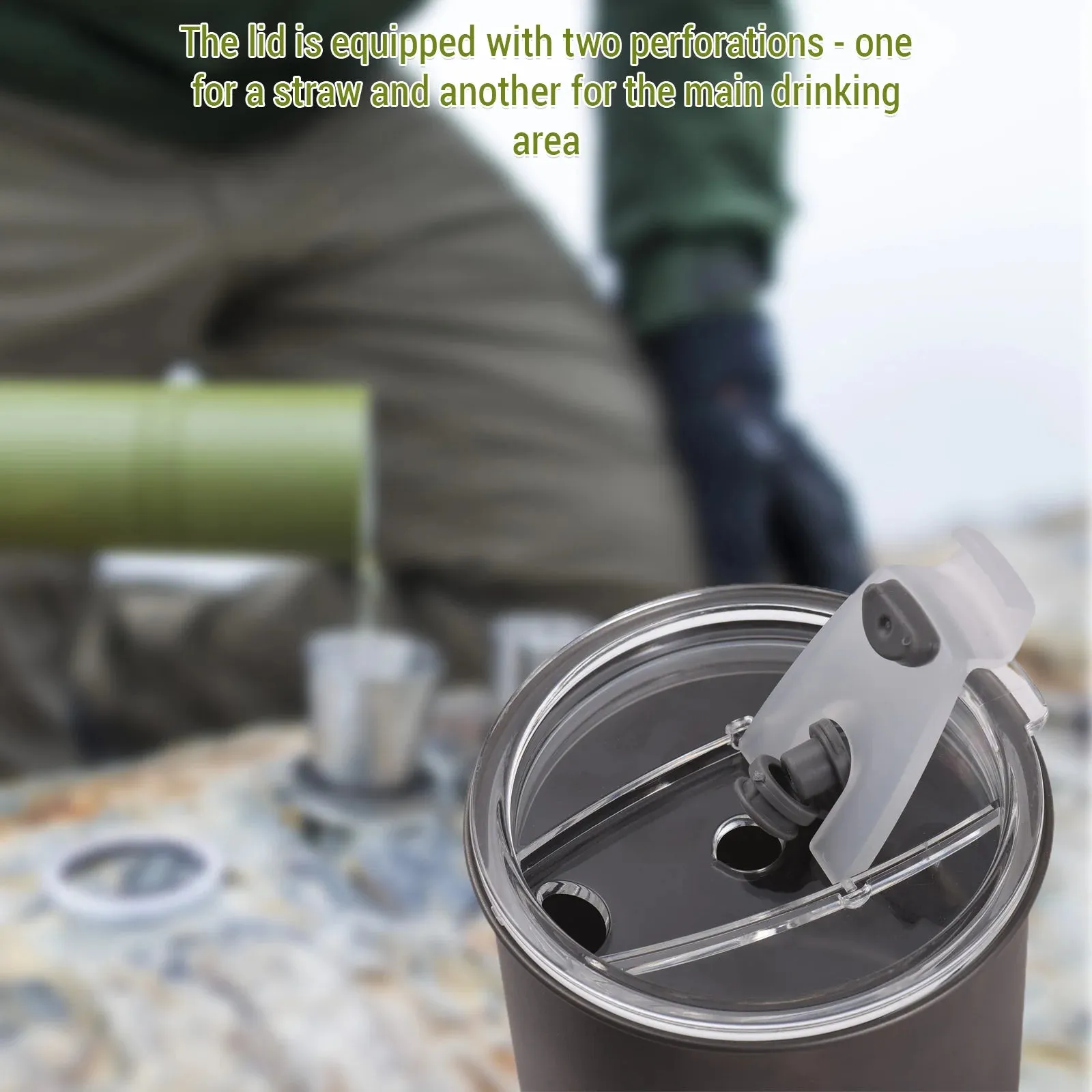 Outdoor 300ml/400ml/600ml Camping Mug Hard Anodized Aluminum Water Cup with Folding Handle and Lid for Outdoor Camping Hiking