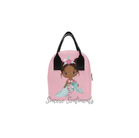 Pink Mermaid Lunch Bag