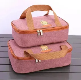 Portable Children's Thermal Insulated Lunch Box Bag for Kids