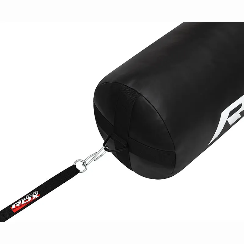 RDX F9R 4ft / 5ft 2-in-1 Black / Red Punch Bag for Boxing & MMA Training Set