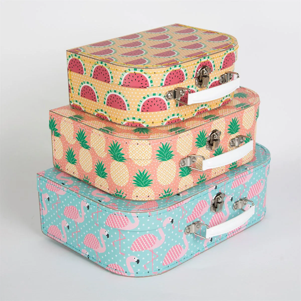 RJB Stone Tropical Summer Suitcase