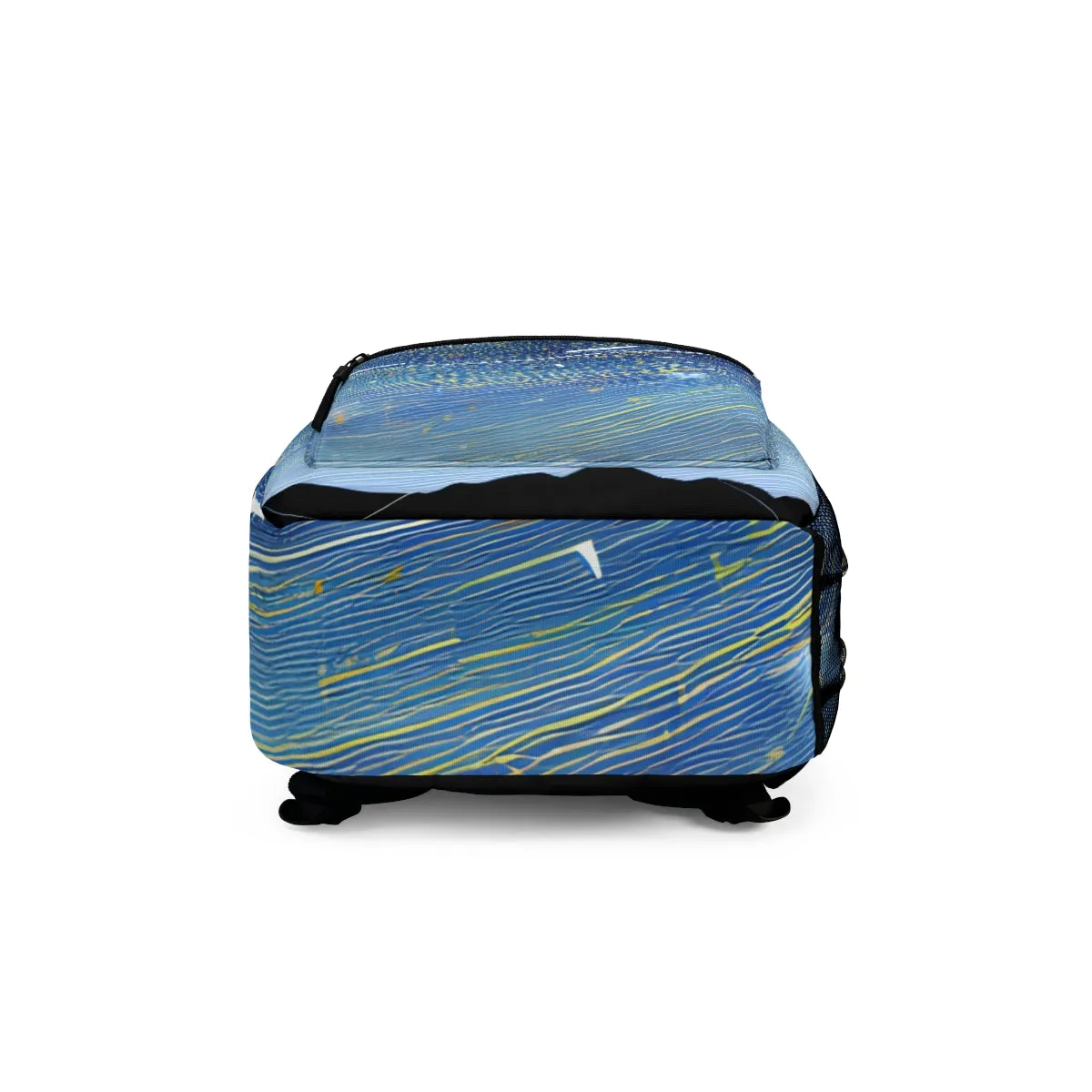 Shine Bright with Our Blue Starry Backpack!