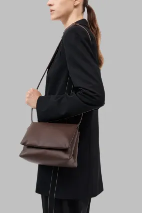 Small Chocolate Pillow Crossbody Bag